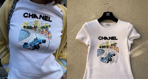 f1 chanel t shirt price|chanel's formula 1 tees.